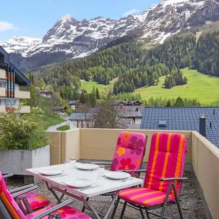 Apartman Lumineux Avec Superbe Terrasse Et Vue Leukerbad
